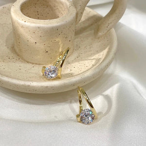 SENSO THE LABEL DIAMANT OORBELLEN