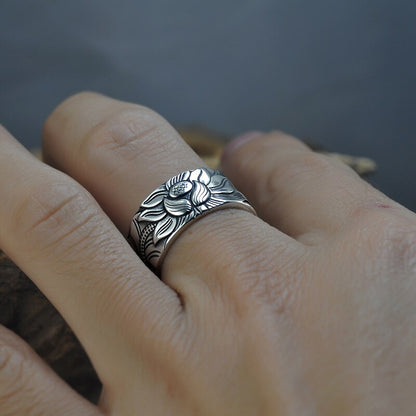 SENSO THE LABEL  LOTUS SUTRA RING