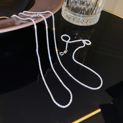 SENSO THE LABEL DIAMENTEN DUBBEL KETTING