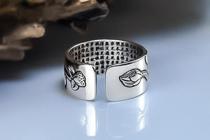 SENSO THE LABEL  LOTUS SUTRA RING