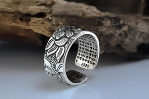 SENSO THE LABEL  LOTUS SUTRA RING